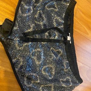 Sequin heart Victoria secrets shorts